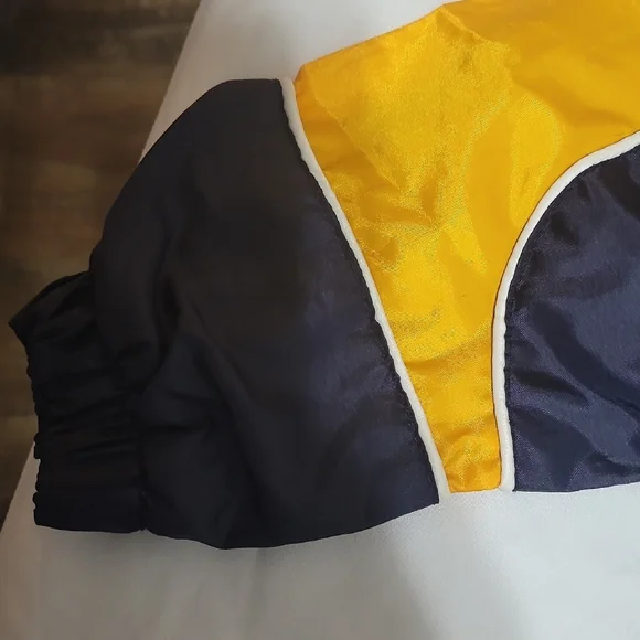 COPY - NFL Chargers Navy and Yellow Hooded Baby Snowsuit.  3/6 Months - Picture 3 of 13